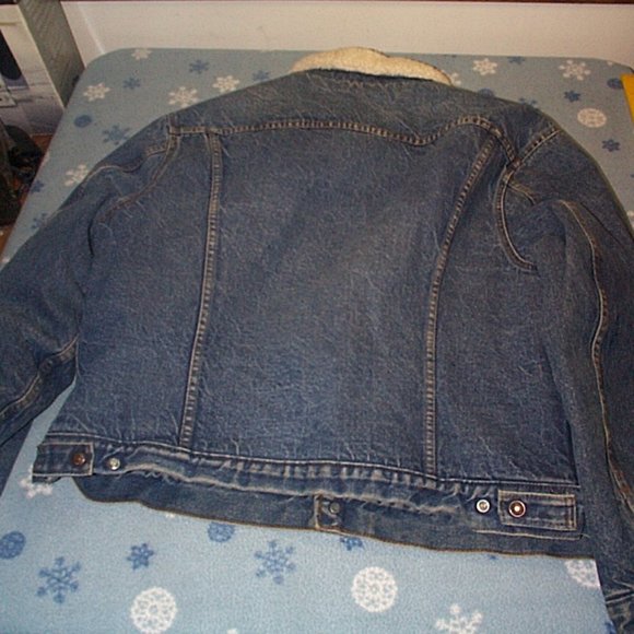 Vintage Levi’s Trucker Jacket Sherpa Lined  size 50 - Picture 5 of 5